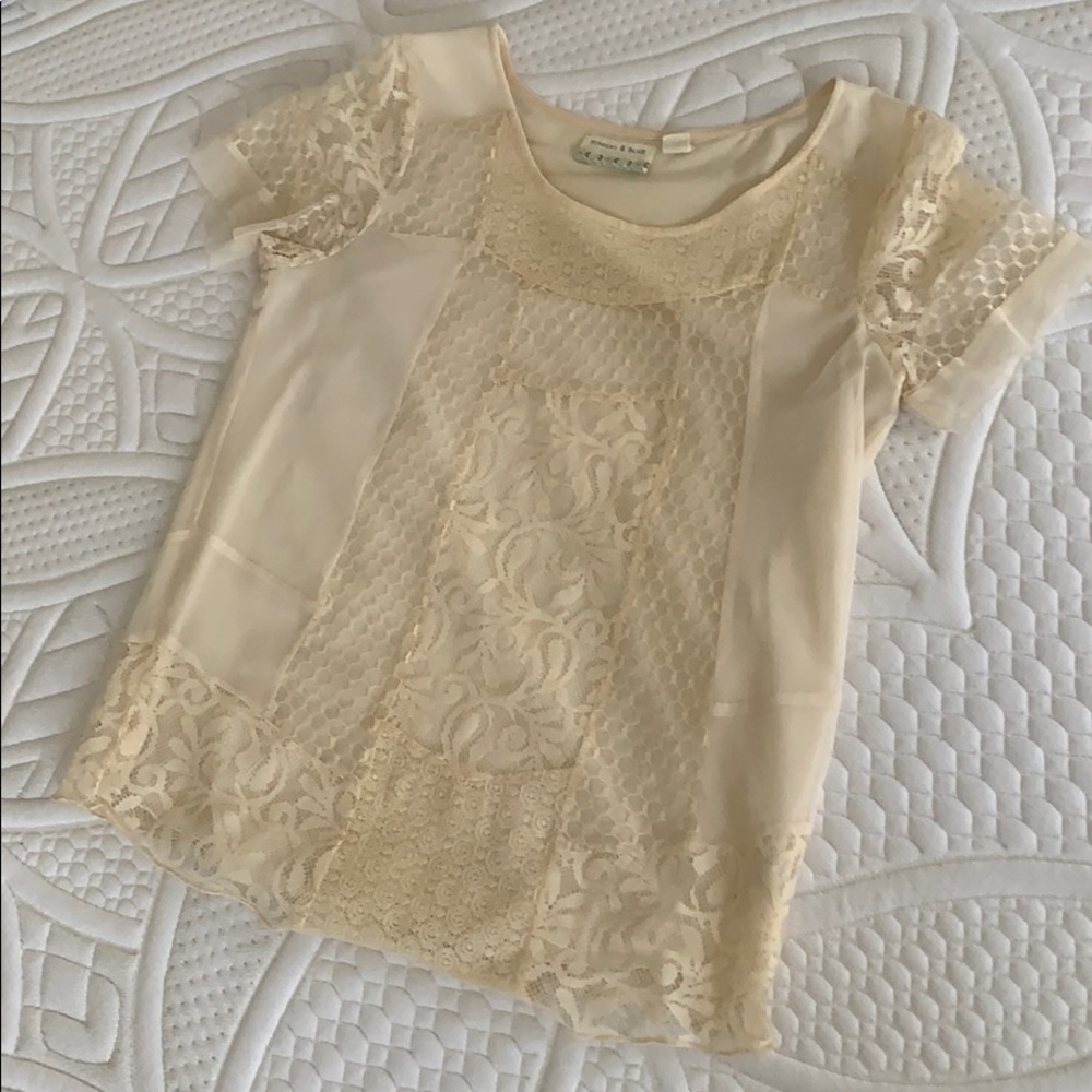 Adorable Kimchi & Blue lace top from Urban Outfitters